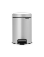 Brabantia pedaalemmer newlcon 3 liter metallic grey - thumbnail