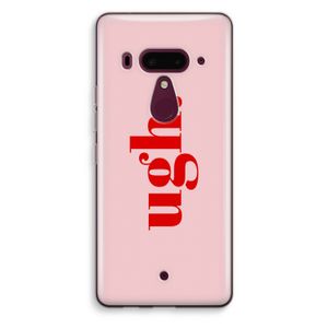 Ugh: HTC U12+ Transparant Hoesje