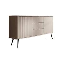 Meubella Dressoir Zakari - Beige - 168 cm - thumbnail