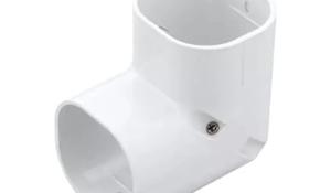 Inaba Denko SC-77-W lange stijgende bocht 90 °C Wit