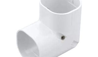 Inaba Denko SC-100-W lange stijgende bocht 90 °C wit