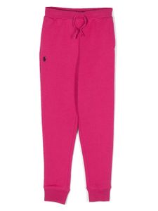 Ralph Lauren Kids pantalon à logo brodé - Rose