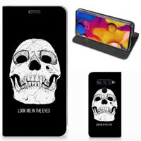 Mobiel BookCase LG V40 Thinq Skull Eyes Mobiel BookCase LG V40 Thinq Skull Eyes