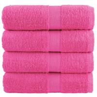 VidaXL Gastendoekjes solund 4 st 600 g/m² 30x50 cm roze