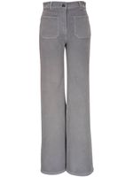 Nili Lotan pantalon en jean à taille haute - Gris - thumbnail