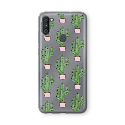Cactus Lover: Samsung Galaxy A11 Transparant Hoesje