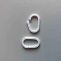 Displayring wit ovaal 20mm 100 stuks