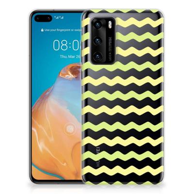 Huawei P40 | TPU bumper | Waves Yellow