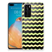 Huawei P40 | TPU bumper | Waves Yellow