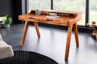 Massieve secretaresse MONSOON 100cm natuurlijk acaciahouten bureau - 44447