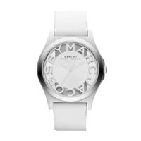 Horlogeband Marc by Marc Jacobs MBM1241 Leder Wit 20mm - thumbnail