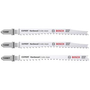 Bosch Accessories 2608900549 Expert Hardwood 2-side clean set decoupeerzaagbladen, 2-delig, T308BF/BFP 3 stuk(s)