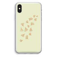 Falling Leaves: iPhone XS Transparant Hoesje