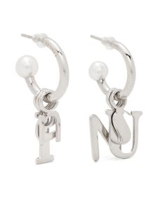 Sunnei boucles d'oreilles pendantes en métal - Argent