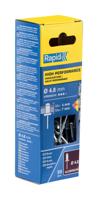 Rapid High performance blindklinknagels Ø4,8 x 10 mm, 50 stuks + boor - 5000387 - 5000387