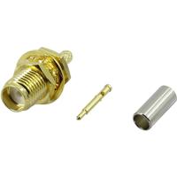 TRU COMPONENTS SMA-KC-RG174 1372241 SMA-Reverse-connector Bus, inbouw verticaal 50 Ω 1 stuk(s) - thumbnail