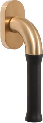 Formani Edward van Vliet NOUR EV100-DK-O draaikiepgarnituur niet afsluitbaar - PVD mat goud/mat zwart