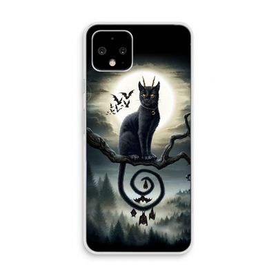 Moonlight Companions: Pixel 4 Transparant Hoesje