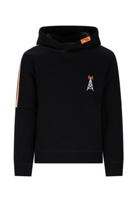 Tygo & Vito winter hoodie jongens - zwart - Hero