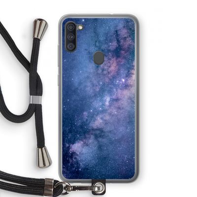 Nebula: Samsung Galaxy A11 Transparant Hoesje met koord