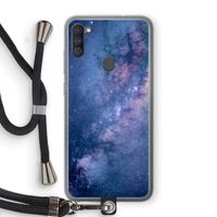 Nebula: Samsung Galaxy A11 Transparant Hoesje met koord