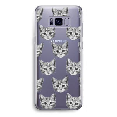 Kitten: Samsung Galaxy S8 Transparant Hoesje
