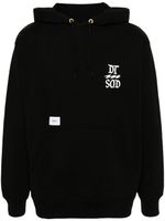 WTAPS hoodie en coton à logo imprimé - Noir