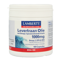 Levertraanolie 1000mg 180 Capsules