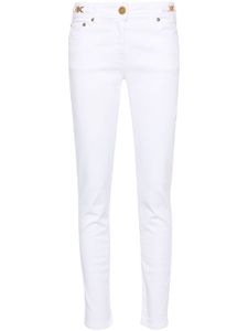 Versace jean skinny à plaque Medusa - Blanc