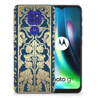 Motorola Moto G9 Play | E7 Plus | TPU Case | Beige Flowers