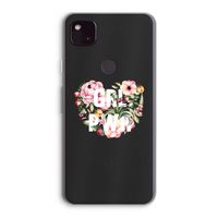 GRL PWR Flower: Google Pixel 4a 5G Transparant Hoesje