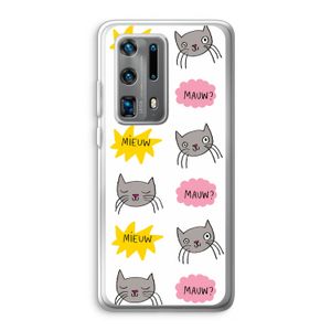 Meow: Huawei P40 Pro Plus Transparant Hoesje