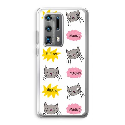 Meow: Huawei P40 Pro Plus Transparant Hoesje