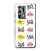 Meow: Huawei P40 Pro Plus Transparant Hoesje