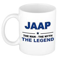 Jaap cadeau mok - man myth legend - naam koffiemok - 300 ml - collega - vaderdag