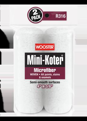 Wooster Mini-Koter Microfiber 2-Pack (Glad)