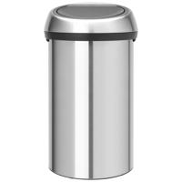 Brabantia Touch Bin Afvalemmer - 60 liter - matt Steel 107962
