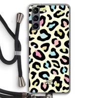 Leopard pattern: Samsung Galaxy S21 Transparant Hoesje met koord