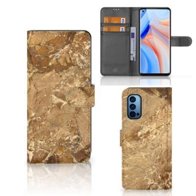 OPPO Reno 4 Pro 5G | Bookcase | Marmer Creme