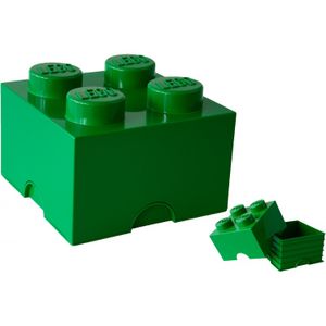 Room Copenhagen LEGO Storage Brick 4 Groen opbergdoos