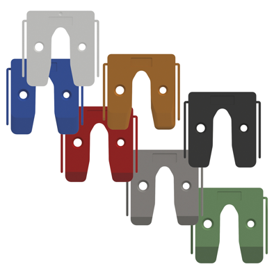 GB assortiment uitvulplaat met stelpoot 7 maten; totaal 500 stuks | 1 stuk - 17434650