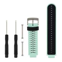 Tweekleurige siliconen sport polsband voor Garmin Forerunner 230/235/620/630/735XT (zwart + groen)
