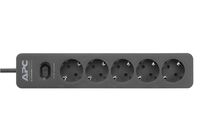 APC PME5B-GR stekkerdoos met overspanningsbeveiliging stekkerdoos 5x stopcontact - thumbnail
