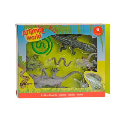 Johntoy Reptielen giftbox, 6st.