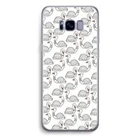 Zwanen: Samsung Galaxy S8 Plus Transparant Hoesje