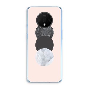 Marmeren cirkels: OnePlus 7T Transparant Hoesje