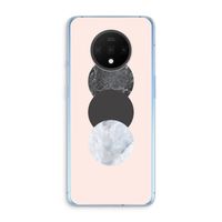 Marmeren cirkels: OnePlus 7T Transparant Hoesje