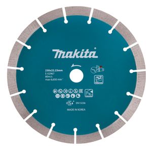 Makita Accessoires Diamantschijf 230x22,23x2,4mm Segment - E-02967 - E-02967