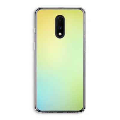 Minty mist pastel: OnePlus 7 Transparant Hoesje