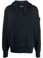 Stone Island hoodie en coton à patch Compass - Bleu - thumbnail